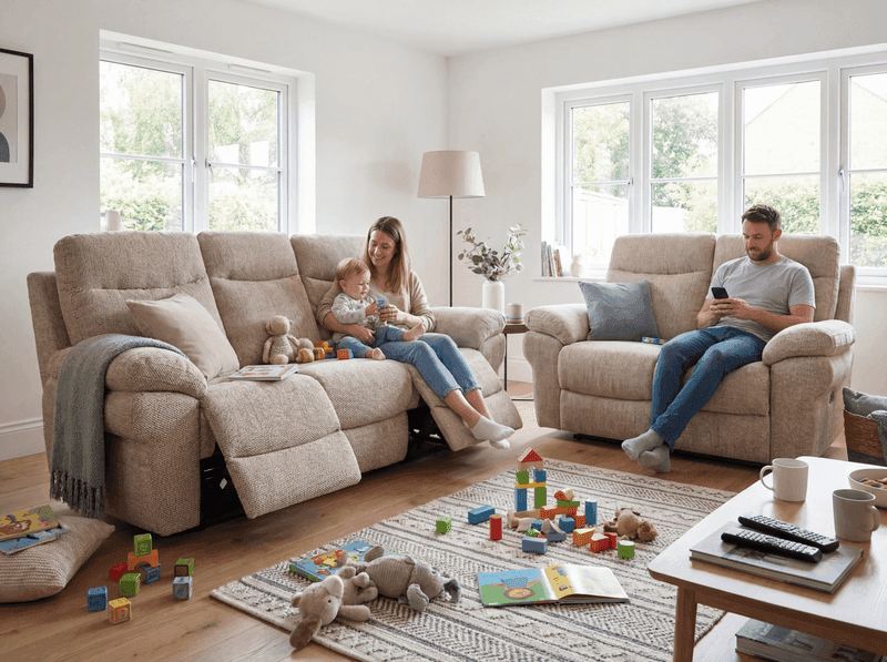 Emma with their Tanya Sofa Set